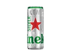 Heineken Alcohol 4% Beer 330ml x 24 Silver Cans