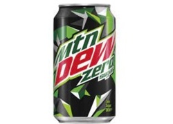 Mountain Dew Zero Can 12oz x 24 cans