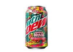 Mountain Dew Baja Caribbean Splash 12oz x 24 cans
