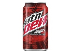 Mountain Dew Can Red Code 12oz x 24 cans